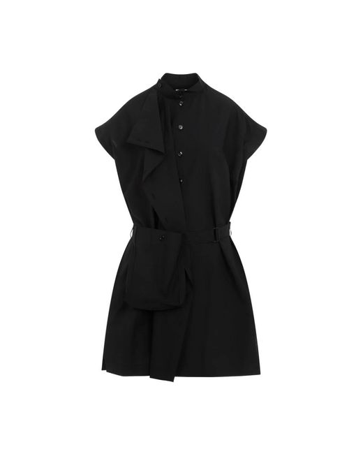 Lemaire Black Short Dresses