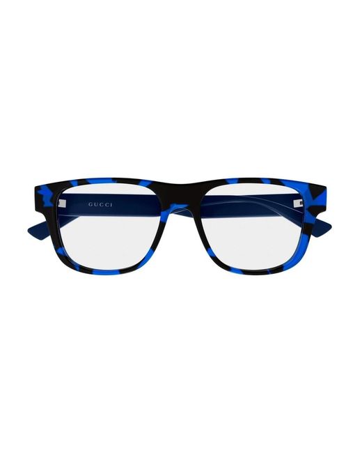 Gucci Brillen in het Blue voor heren