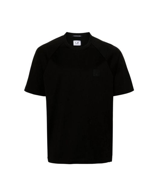 C P Company Logo t-shirt schwarz in Black für Herren
