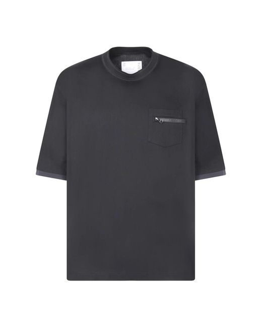 T-shirt & polo neri da uomo di Sacai in Black da Uomo
