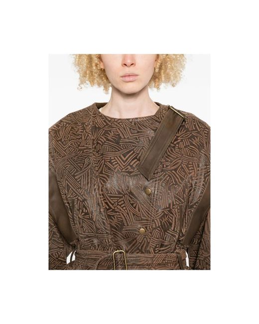 Isabel Marant Brown Leather Jackets