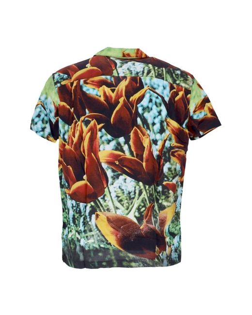 Obey Multi Gewebtes Kurzarmhemd in Green für Herren