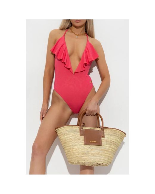 Balmain Badmode ,Roze ,Badpak in het Red