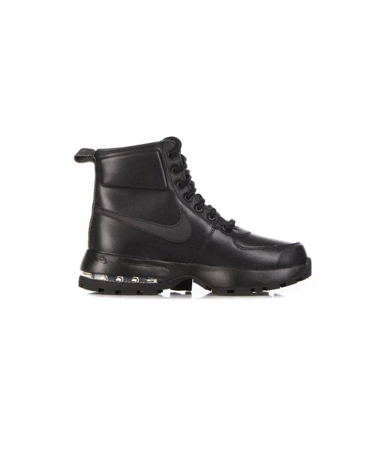 Nike Black Lace-Up Boots for men