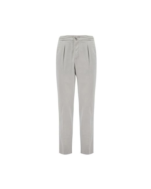Kiton Gray Chinos for men