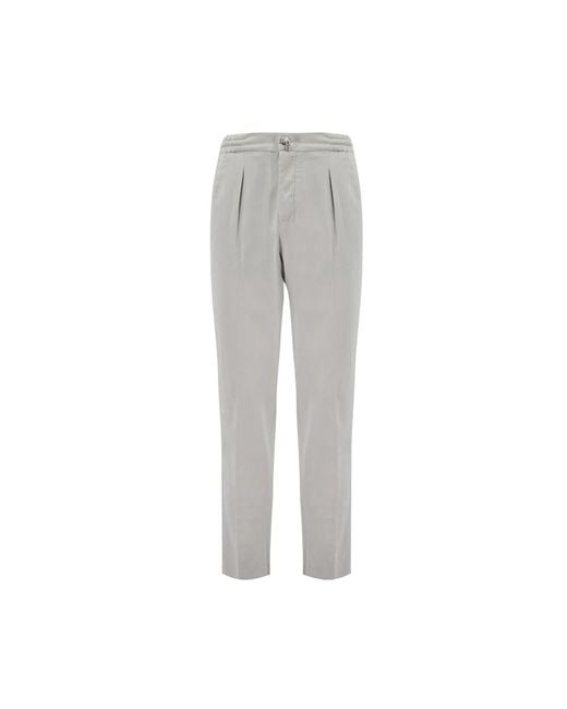 Kiton Gray Chinos for men