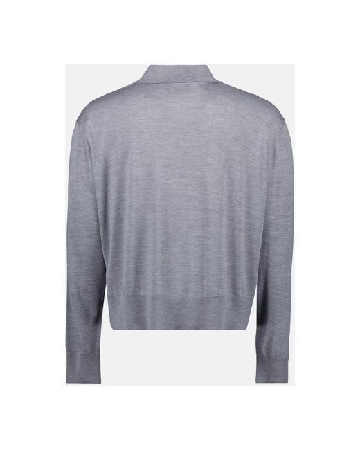 AMI Gray Polo Shirts for men