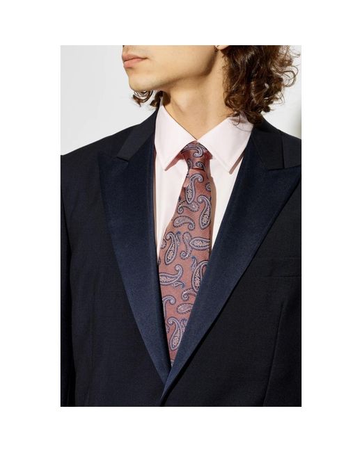 Etro Seidenkrawatte in Purple für Herren