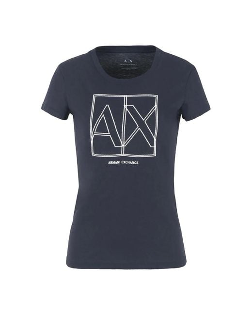 Tops > t-shirts Armani Exchange en coloris Blue