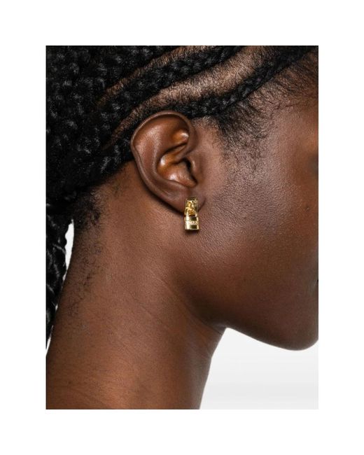 Earrings Chloé de color Metallic