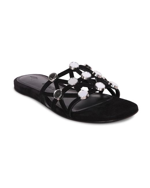 The Attico Black Sliders