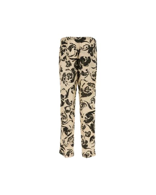 Dries Van Noten Metallic Straight Trousers for men