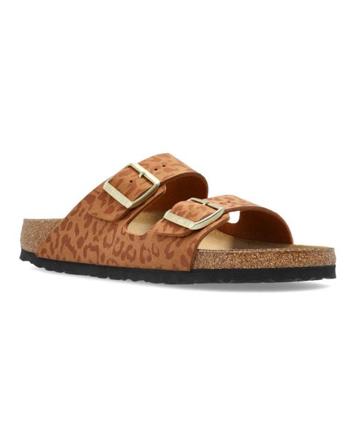 Birkenstock Brown Sliders