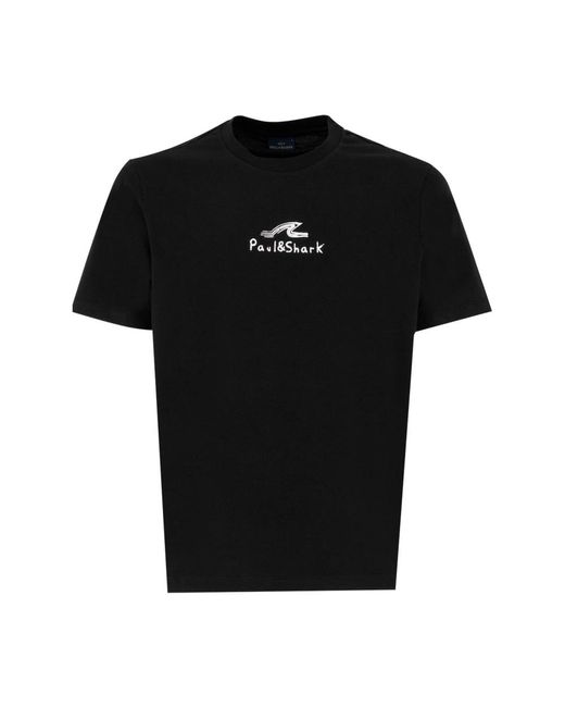 Paul & Shark T-Shirts in het Black voor heren