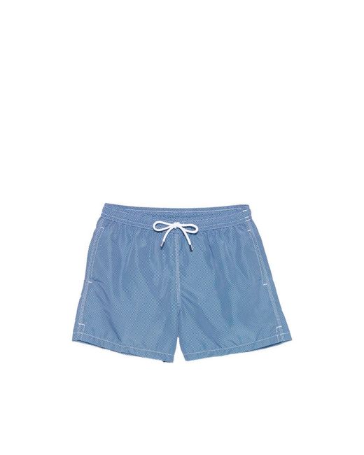 Fedeli Blue Beachwear for men