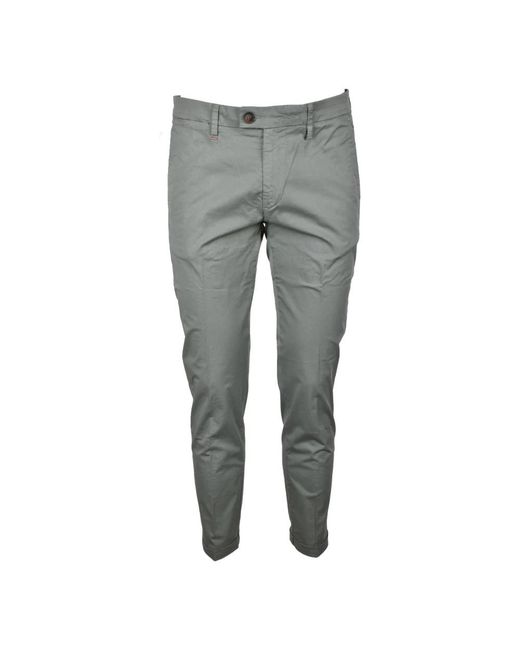 Re-hash Gray Slim-Fit Trousers for men