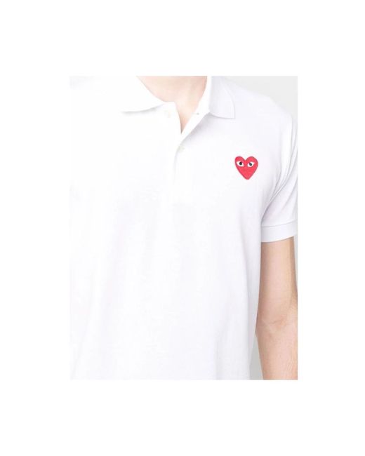 COMME DES GARÇONS PLAY Polo shirts in White für Herren
