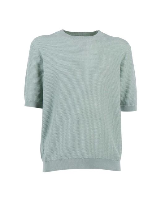 Ballantyne Blue Round-Neck Knitwear for men