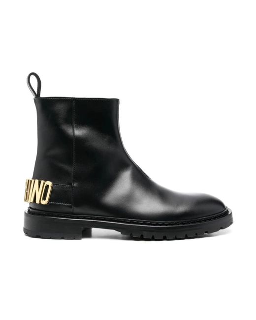Ankle boots Moschino de color Black