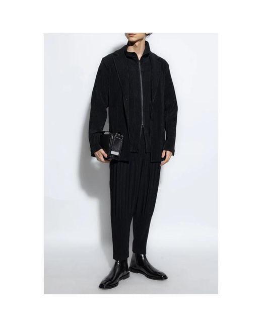 Issey Miyake Zip-Throughs in het Blue voor heren