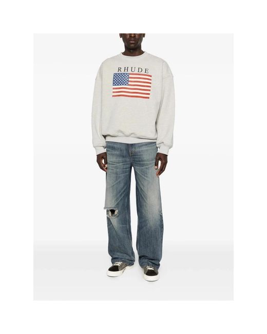 Rhude White Sweatshirts for men