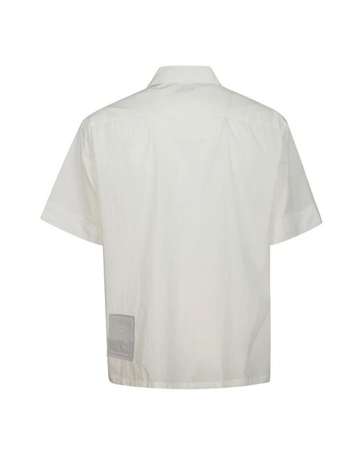 C P Company White Short Sleeve Shirts for men
