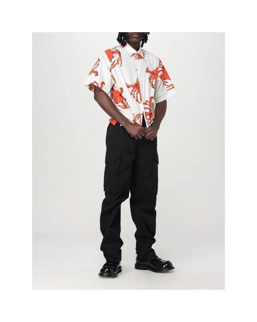 Short Sleeve Shirts di MSGM in Red da Uomo
