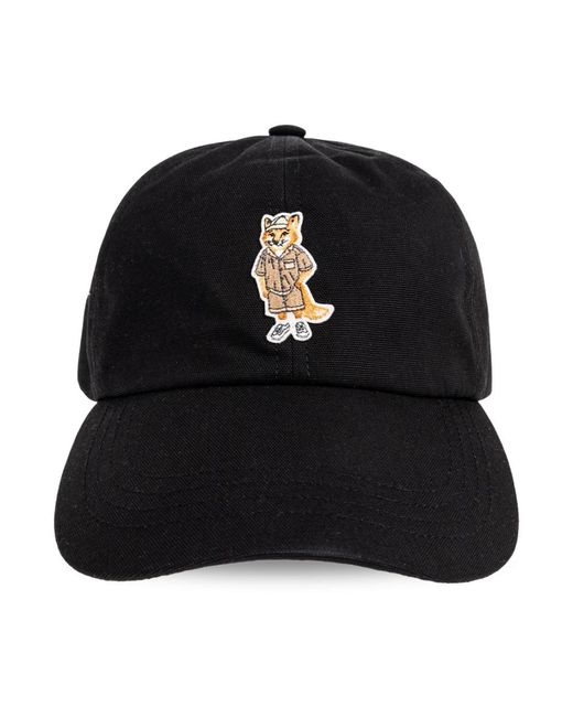 Caps di Maison Kitsuné in Black