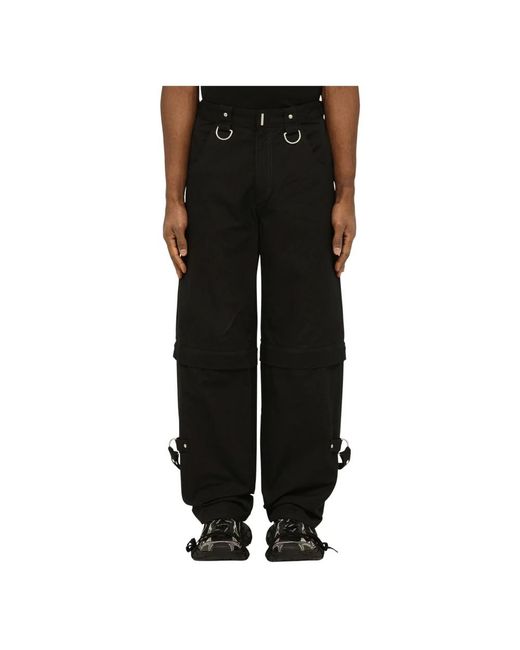 Givenchy Black Straight Trousers for men