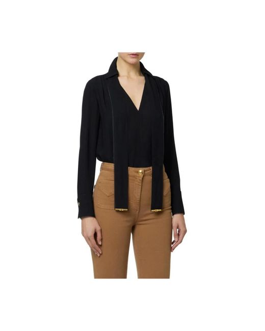 Elisabetta Franchi Black Blouses