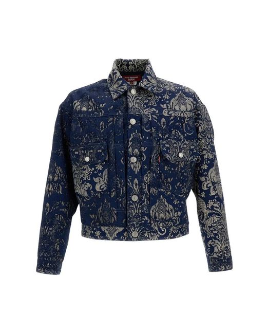 Junya Watanabe Blue Denim Jackets for men