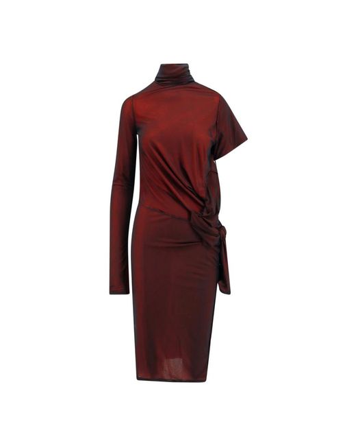Maison Margiela Red Midi Dresses