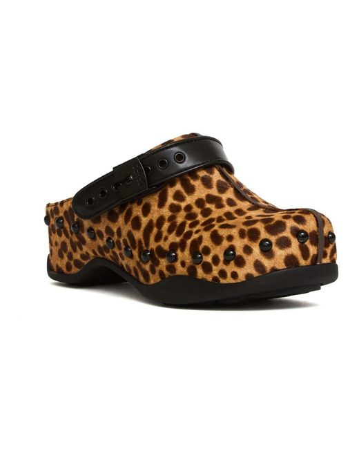 Clogs Scholl en coloris Brown