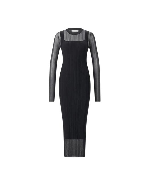 Sportmax Black Maxi Dresses