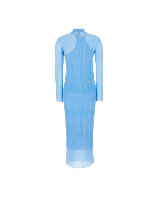 Fendi Blue Shirt Dresses