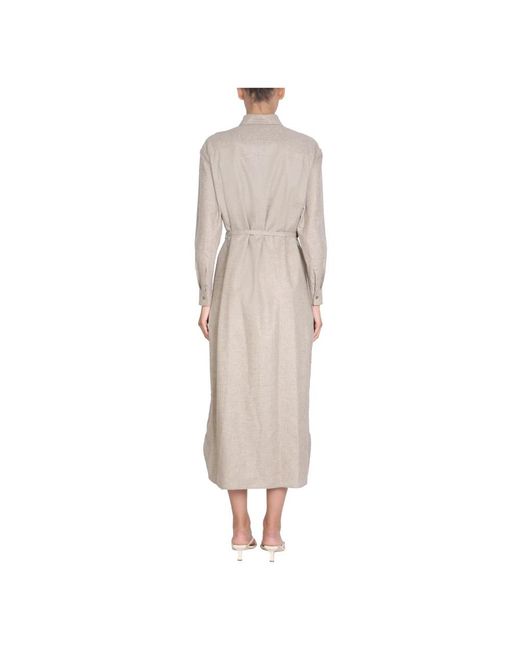 Aspesi Natural Shirt Dresses