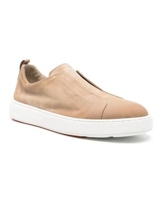 Santoni Natural Sneakers for men