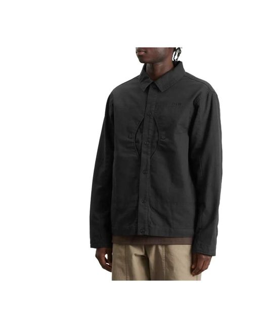 Vans Jassen ,Zwart ,Katoen Otw Twill Jacket in het Black voor heren