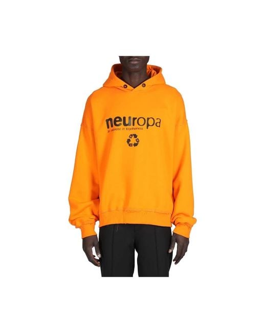 M I S B H V Neuropa hoodie in Orange für Herren
