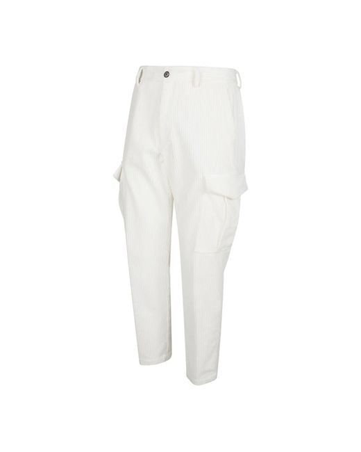 Slim-Fit Trousers Eleventy de hombre de color White