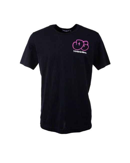 Dolce & Gabbana Black T-Shirts for men