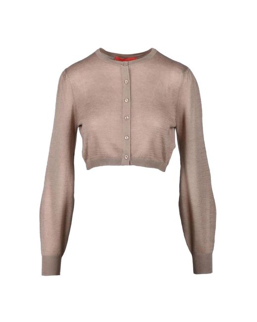 Wild Cashmere Truien & Vesten ,Kasjmier Vest in het Natural