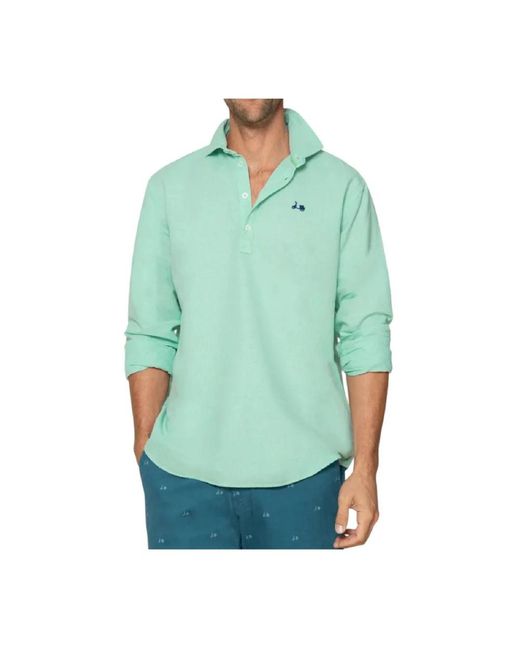 Scotta Green Casual Shirts for men