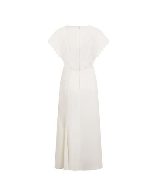Philosophy Di Lorenzo Serafini White Midi Dresses