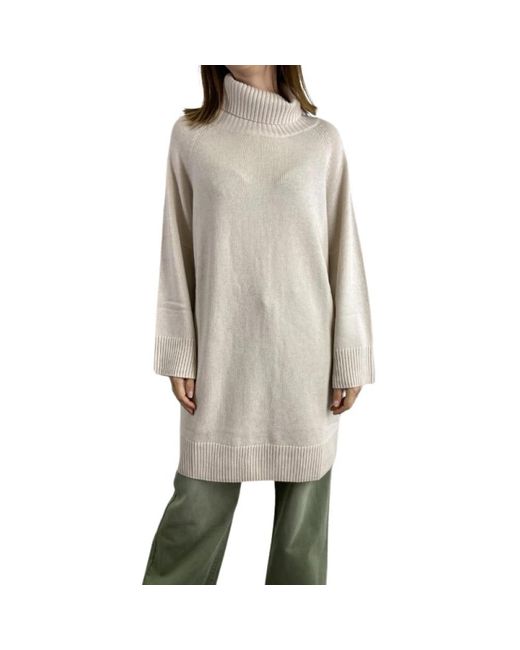 Armani Exchange Natural Knitted Dresses