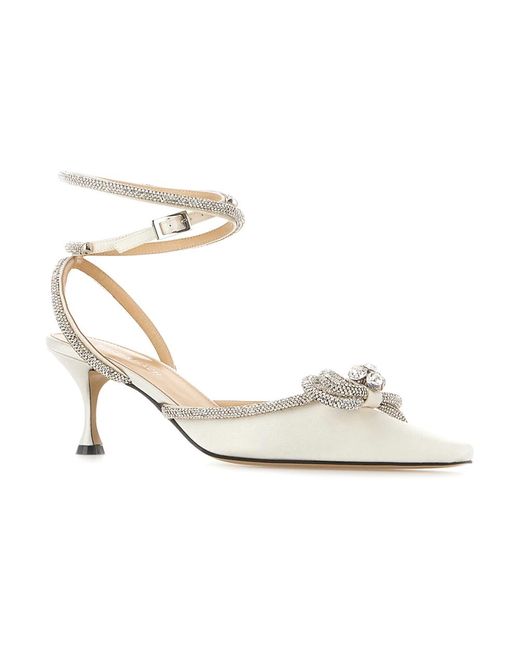 Mach & Mach White High Heel Schuhe