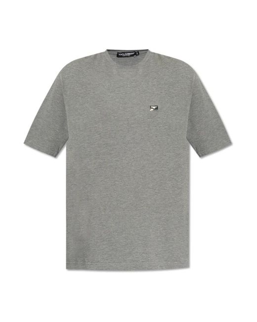 Dolce & Gabbana T-Shirts in het Gray voor heren