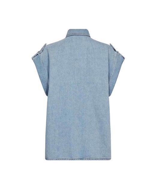 co'couture Blue Shirts