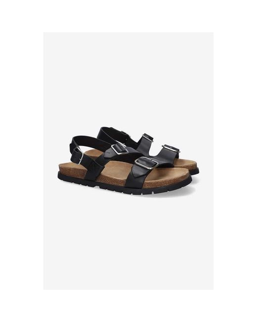 Flat Sandals di A.P.C. in Black da Uomo