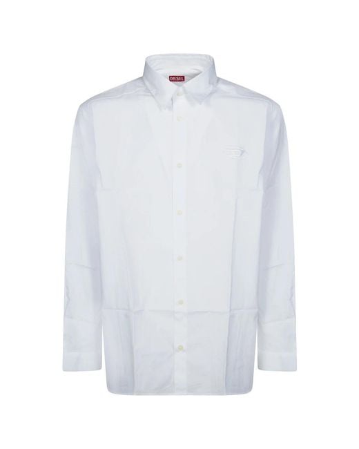 DIESEL White Casual Shirts for men